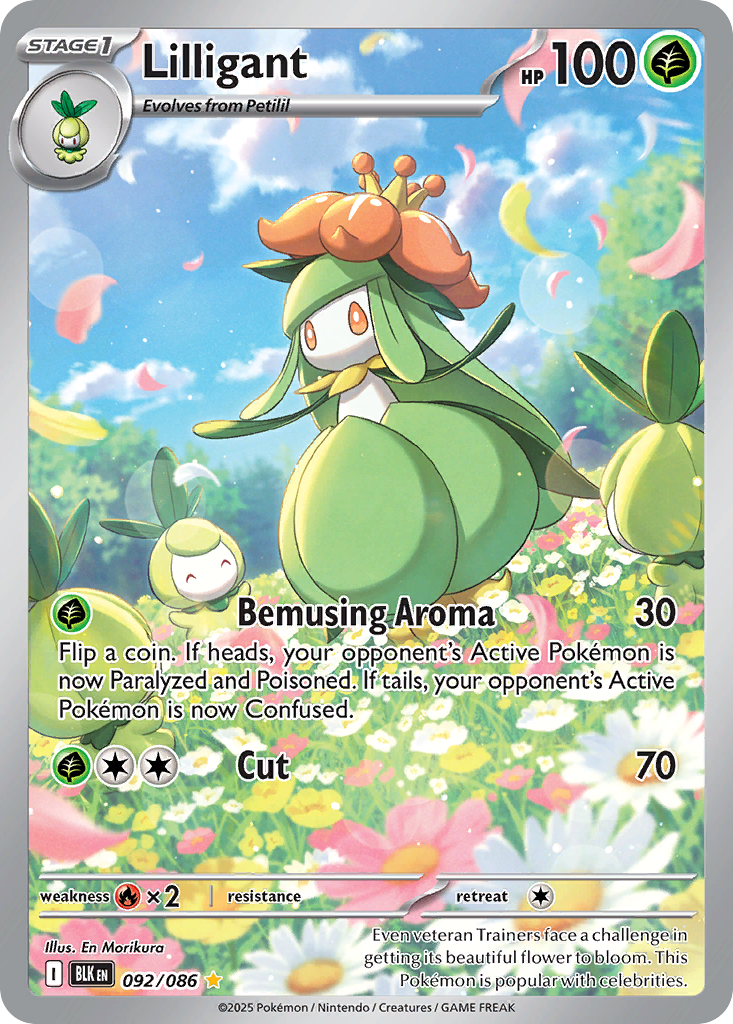 Lilligant 92 Illustration Rare
