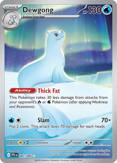 Dewgong 97 Illustration Rare