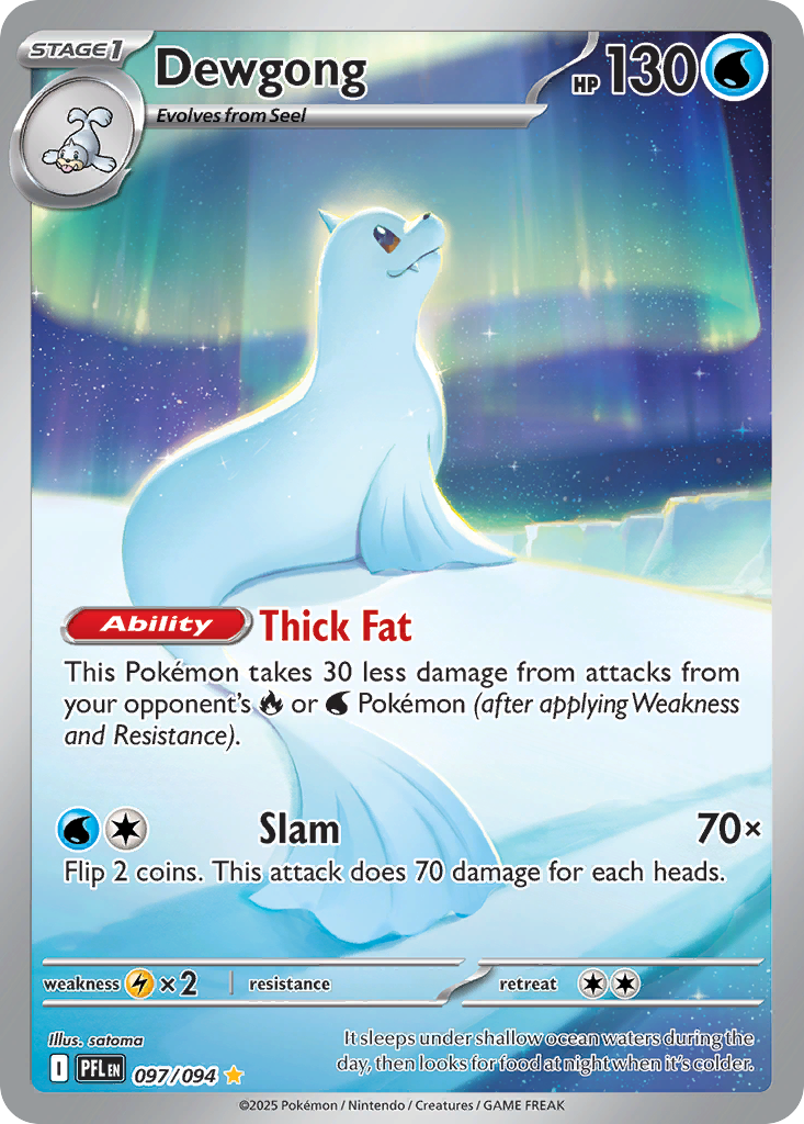 Dewgong 97 Illustration Rare