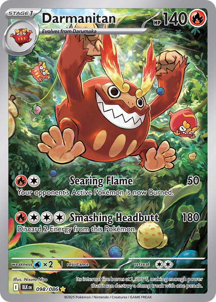 Darmanitan 98 Illustration Rare