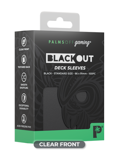Blackout Deck Sleeves - Standard Size - 100pc