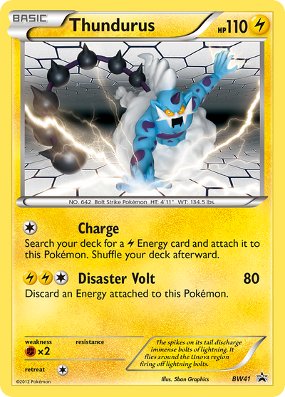 Thundurus BW41 Promo