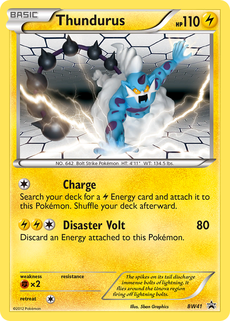 Thundurus BW41 Promo