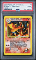 PSA 6 Blaine's Charizard 2 Holo