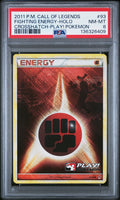PSA 8 Fighting Energy 93 Play! Crosshatch front