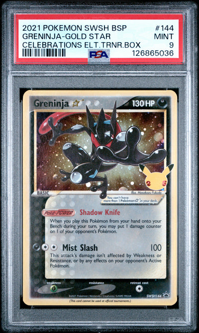 PSA 9 Greninja ★ SWSH144