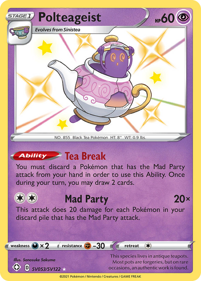 Polteageist SV053 Rare Shiny