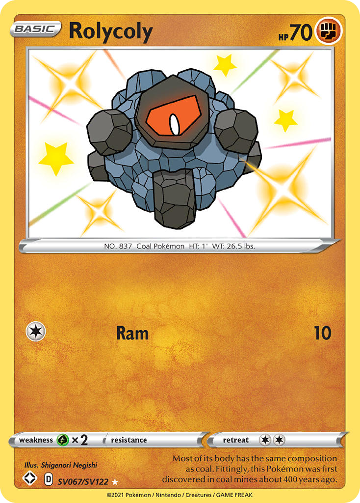 Rolycoly SV067 Rare Shiny