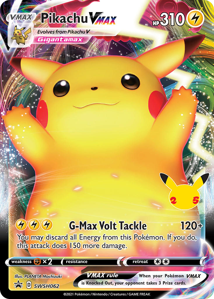 Pikachu VMAX SWSH062 — SWSH Black Star Promos