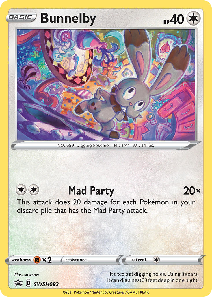 Bunnelby SWSH082 Promo