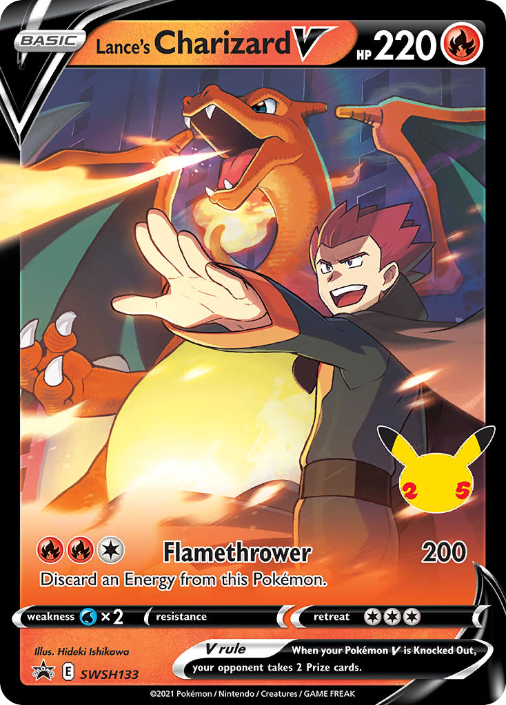Lance's Charizard V SWSH133 Promo