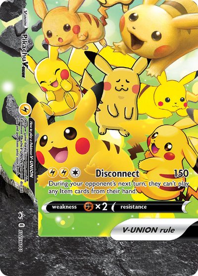 Pikachu V-UNION SWSH141 Promo