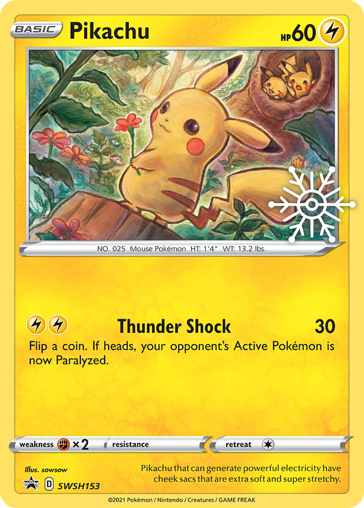 Pikachu SWSH153 — SWSH Black Star Promos