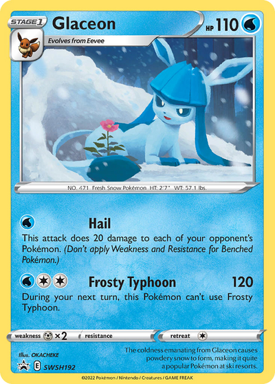 Glaceon SWSH192 Promo SWIRL