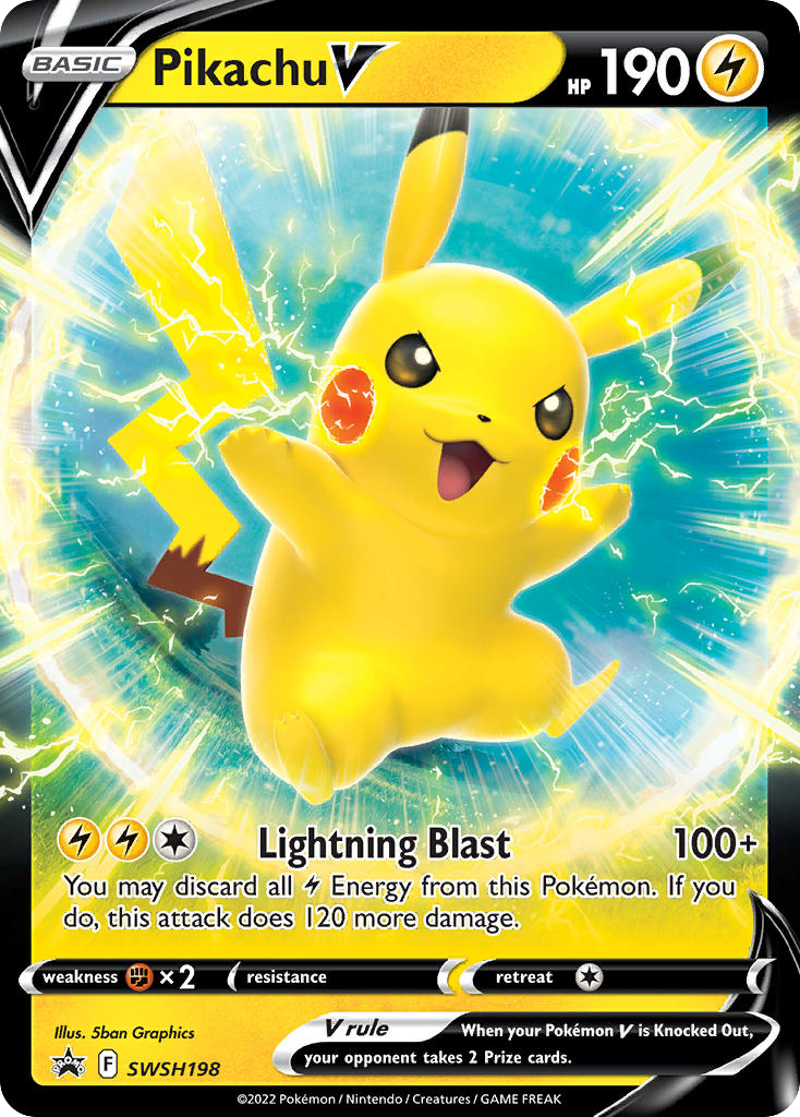 Pikachu V SWSH198 Promo