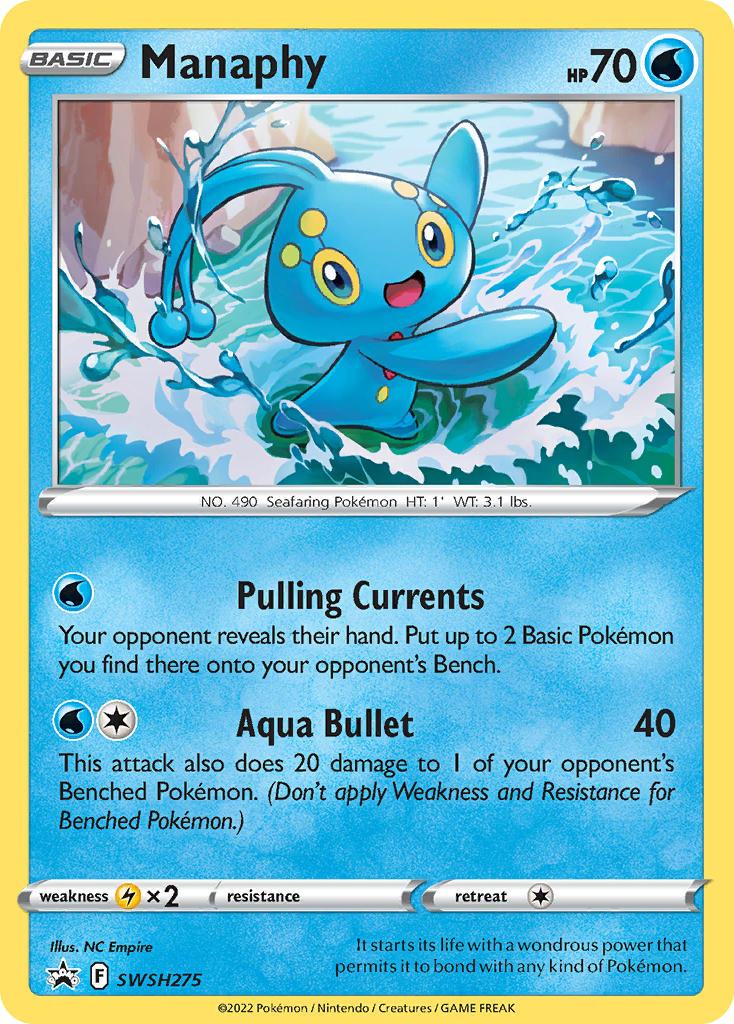 Manaphy SWSH275 Promo
