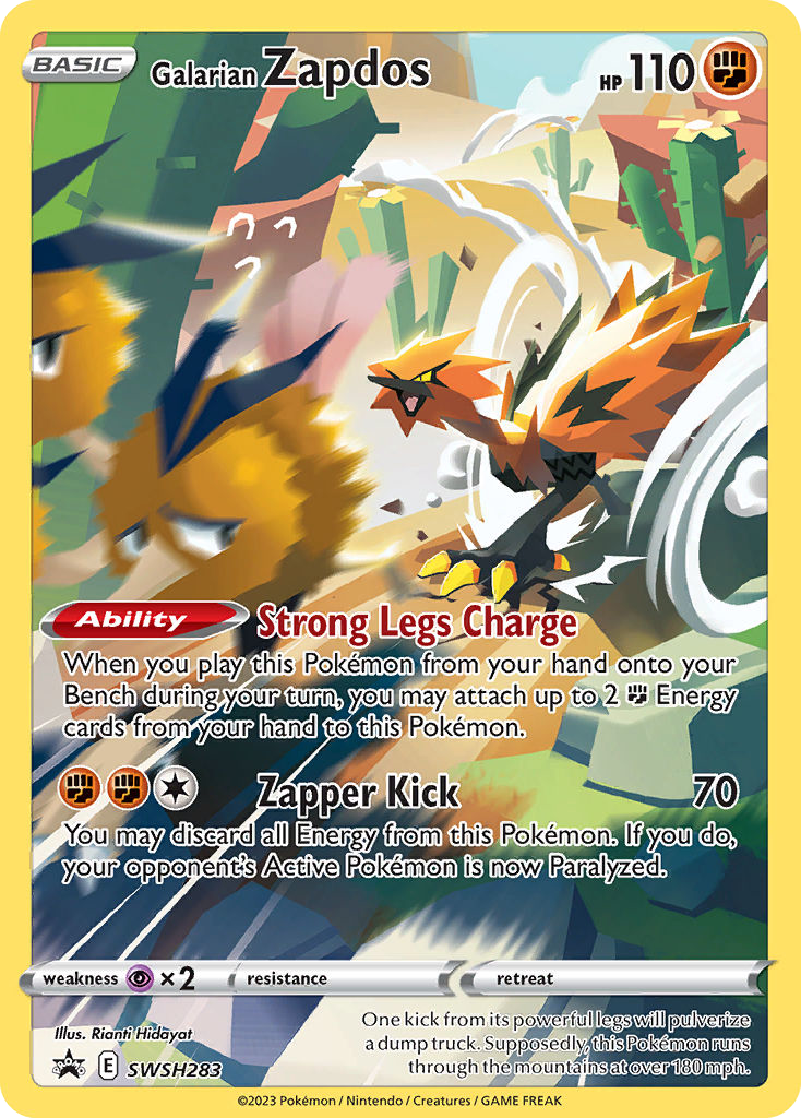Galarian Zapdos SWSH283 Promo