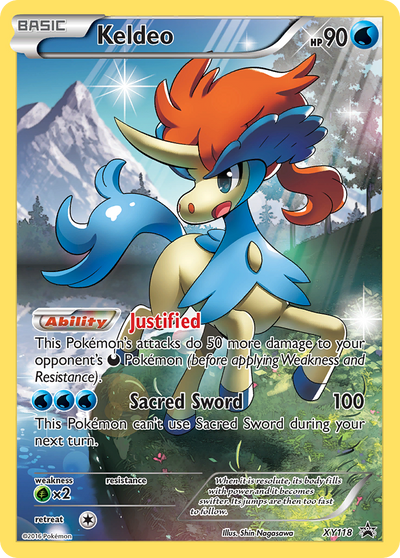 Keldeo XY118 Promo