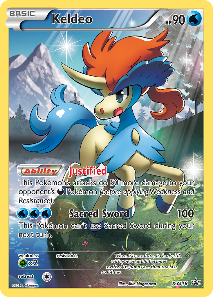 Keldeo XY118 Promo