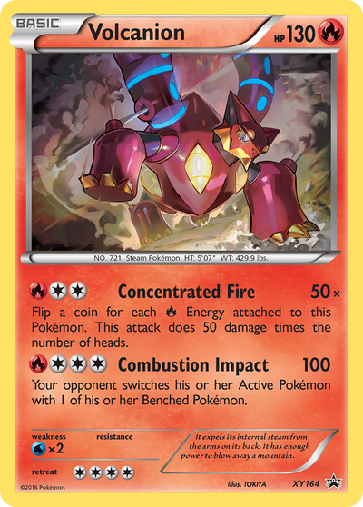 Volcanion XY164 Promo