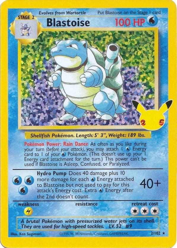 Blastoise [Celebrations] 2/102 Rare Holo