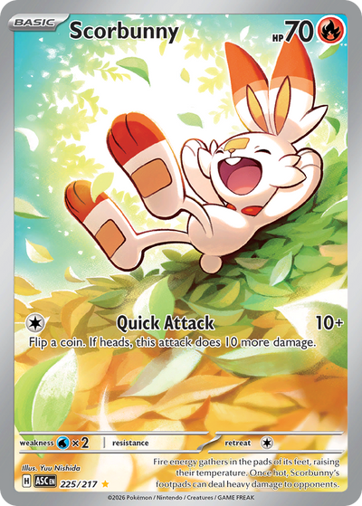Scorbunny 225 Illustration Rare