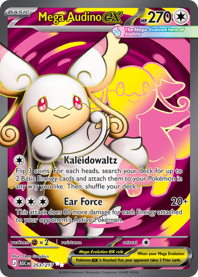 Mega Audino ex 253 Ultra Rare