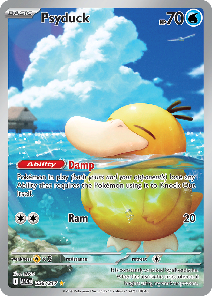 Psyduck 226 Illustration Rare