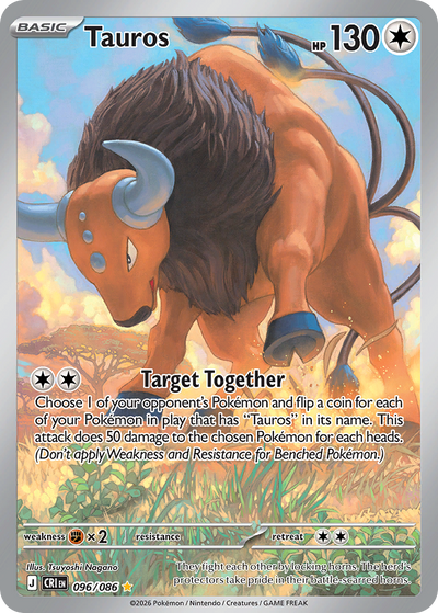 Tauros 96 Illustration Rare