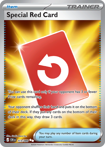 Special Red Card 113 Ultra Rare