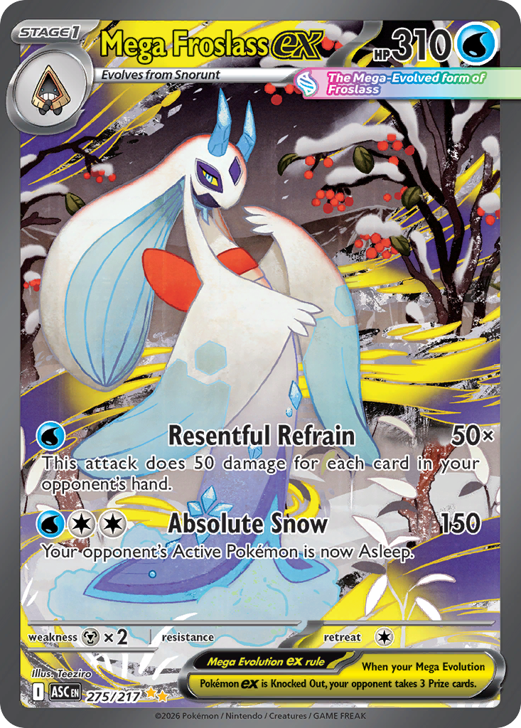 Mega Froslass ex 275 Special Illustration Rare