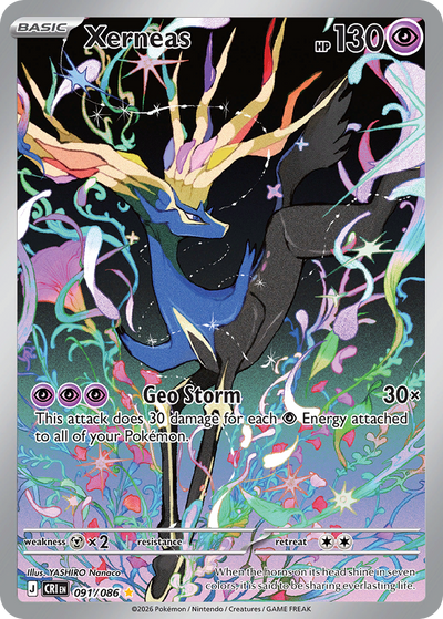 Xerneas 91 Illustration Rare