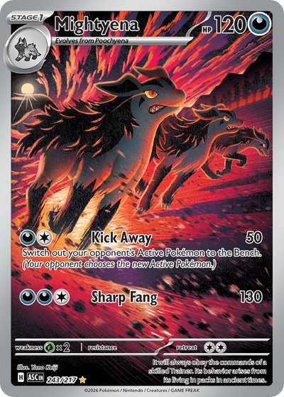Mightyena 243 Illustration Rare