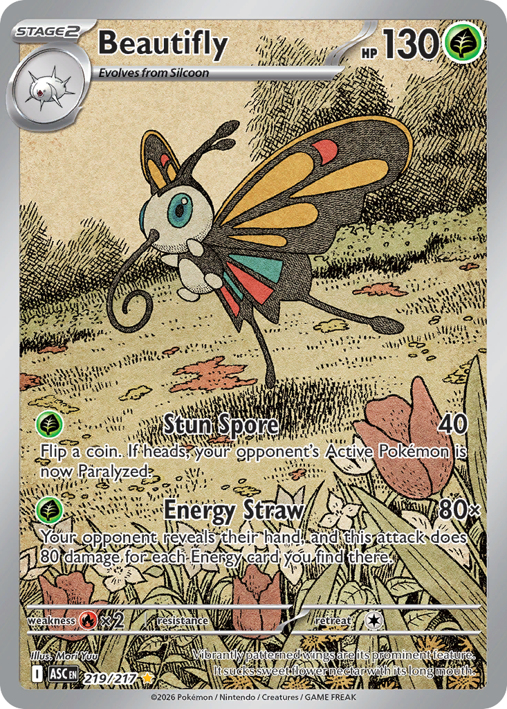 Beautifly 219 Illustration Rare