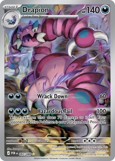 Drapion 97 Illustration Rare