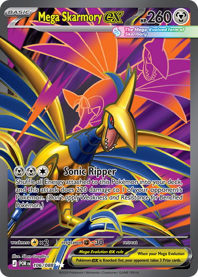 Mega Skarmory ex 106 Ultra Rare