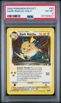 PSA 6 Dark Raichu 83 holo SWIRL