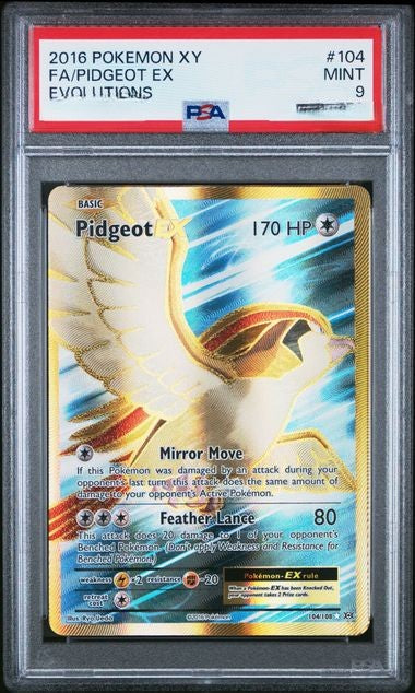 PSA 9 Pidgeot-EX 104